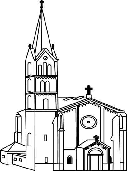 Architecture Black and White Outline Clipart - 20-01-2010_17SBW ...