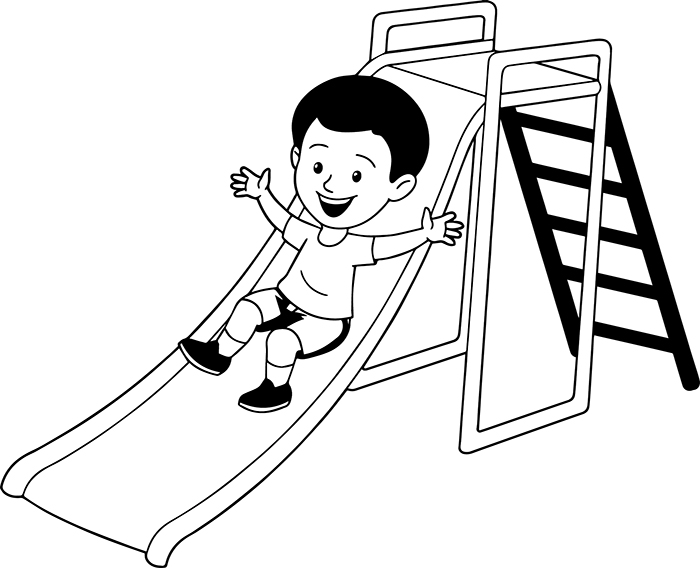 black-white-child-sliding-down-palyground-slide-clipart.jpg