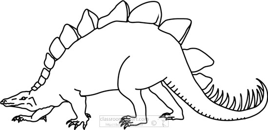 stegosaurus clipart