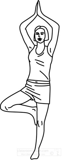 Yoga Poses Stylized Clip Art at Clker.com - vector clip art online, royalty  free & public domain