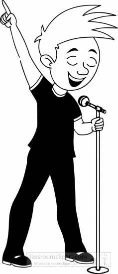 boy-singing-and-pointing-finger-up-black-white-outline-clipart.jpg