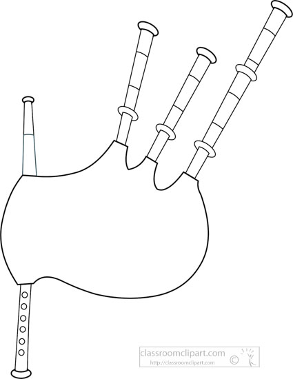 musical-instrument bagpipe outline clipart.jpg