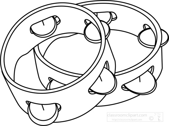 tambourine-musical-instrument-black-white-outline-clipart-160974.jpg