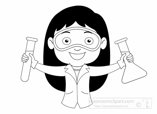 girl-holding-flask-and-test-tube-in-science-lab-science-black-white-clipart.jpg