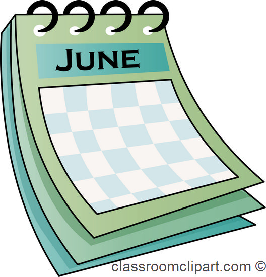 Calendar Clipart june_calendar_712 Classroom Clipart
