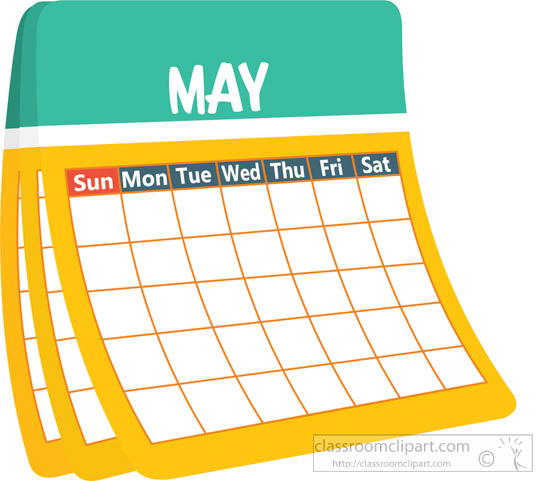 Calendar Clipart - monthly-calender-may-clipart-6227 - Classroom Clipart Calendar Clipart - monthly-calender-may-clipart-6227 - Classroom Clipart