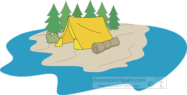 camping-with-tent-sleeping-bag-near-water.jpg