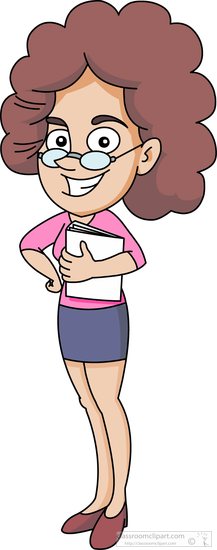Cartoons Clipart - woman-with-large-hairdo-at-work-2 - Classroom Clipart