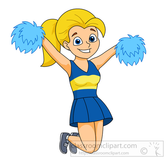 Cheerleading Clipart Cheerleader5 Classroom Clipart | Images and Photos ...