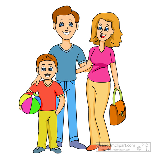 clipart mother and father