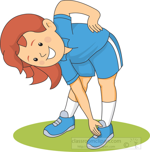 Fitness And Exercise Clipart Girl Warm Up Stretching Exercise Clipart 2 Classroom Clipart