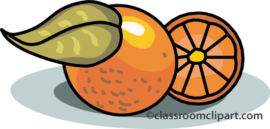 Fruit Clipart Clipart Photo Image - orange - Classroom Clipart