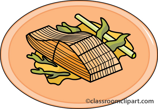 salmon dinner clip art