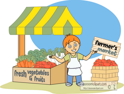 food market clipart