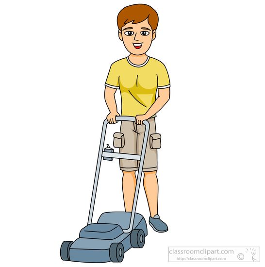 Gardening Clipart - gardening-work-with-lawn-mower-clipart-578 ...