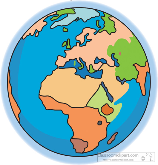 Geography Clipart World globe 11MB Classroom Clipart