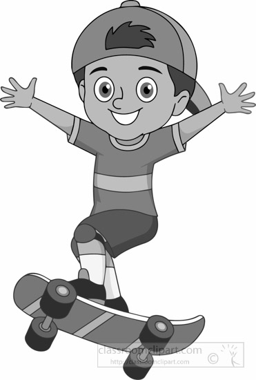 boy-doing-skateboarding-gray-white-clipart.jpg