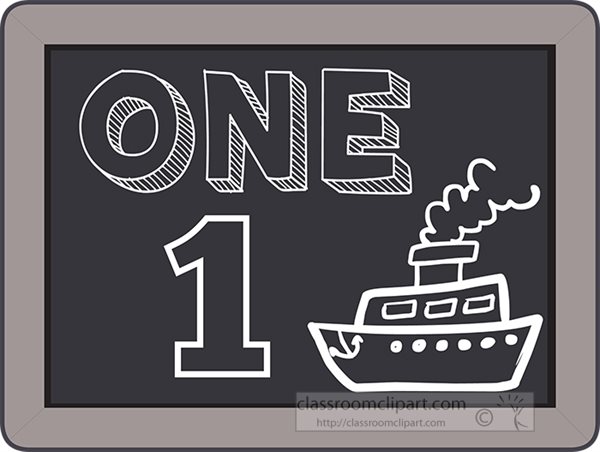 larning-number-one-illustrated-with-1-boat-clipart.jpg