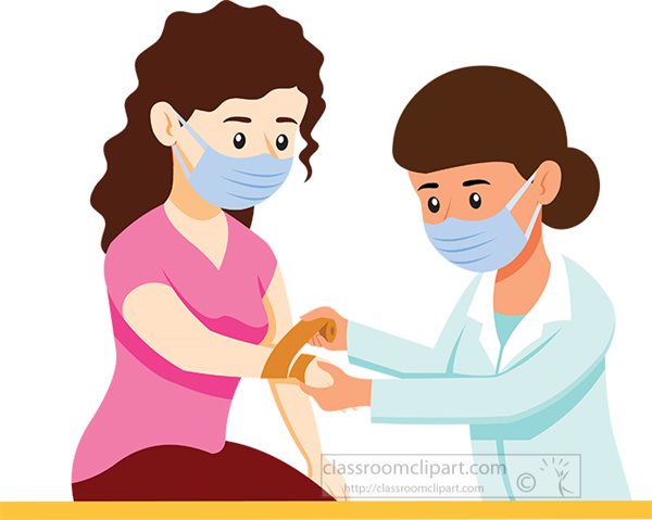 nurse-placing-bandages-on-female-patientl-clipart.jpg