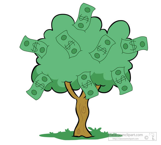 Money Clipart - money-tree-326 - Classroom Clipart