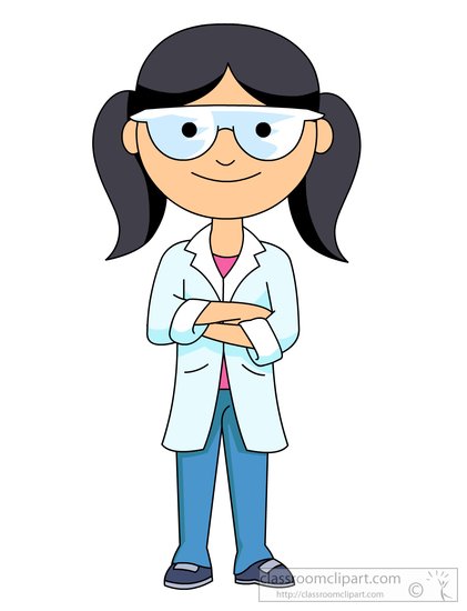 scientist in lab coat clip art