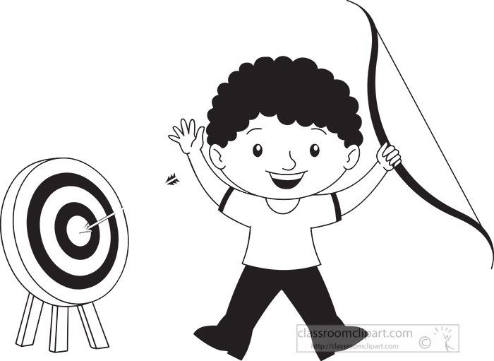 black-white-boy-jumping-in-joy-for-hitting-target-perfactly-archery-clipart.jpg