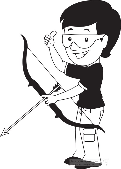 black-white-boy-with-bow-and-arrow-archery-clipart.jpg