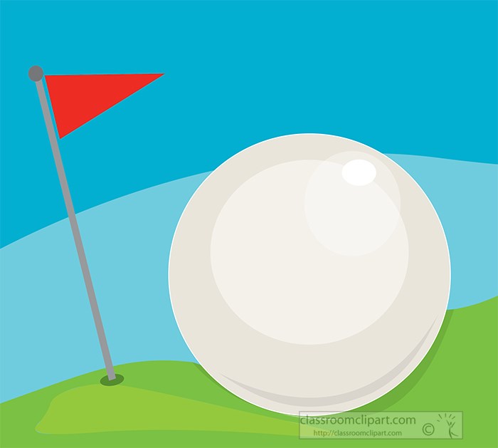 large-golf-ball-on-course-with-red-flag-clipart.jpg