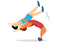 Sports Clipart - Free Wrestling Clipart to Download
