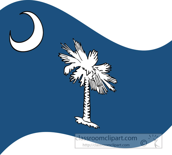 nc flag waving clipart