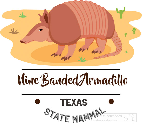 texas-state-mammal-nine-banded-armadillo-clipart-animal.jpg