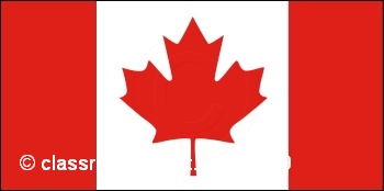 Photos of Canada - Canada_flag picture- Classroom Clipart